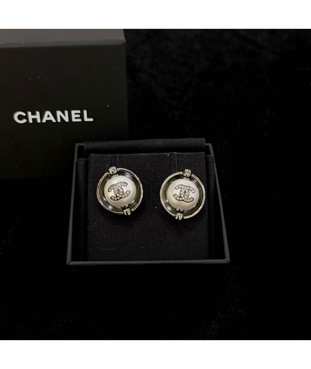CHANEL Золотые серьги, фото 2