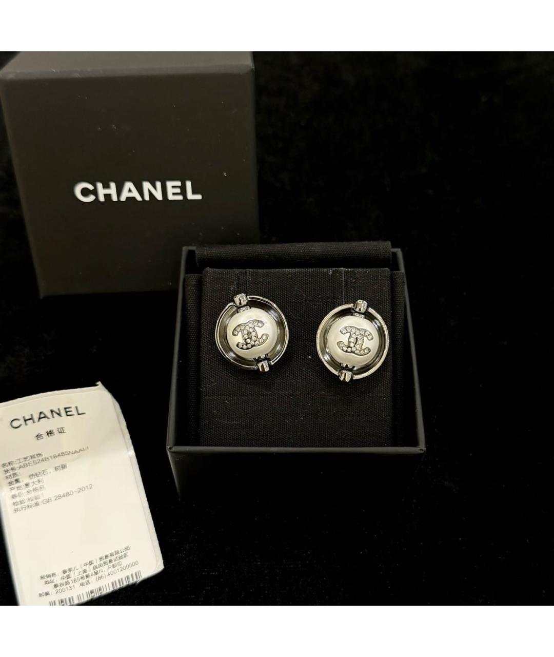 CHANEL Золотые серьги, фото 5