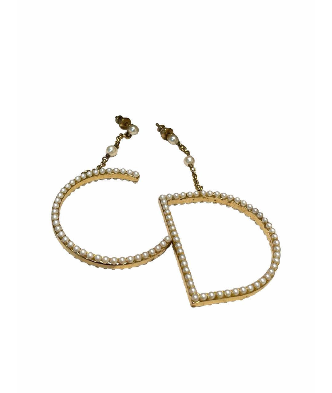 CHRISTIAN DIOR Золотые серьги, фото 1