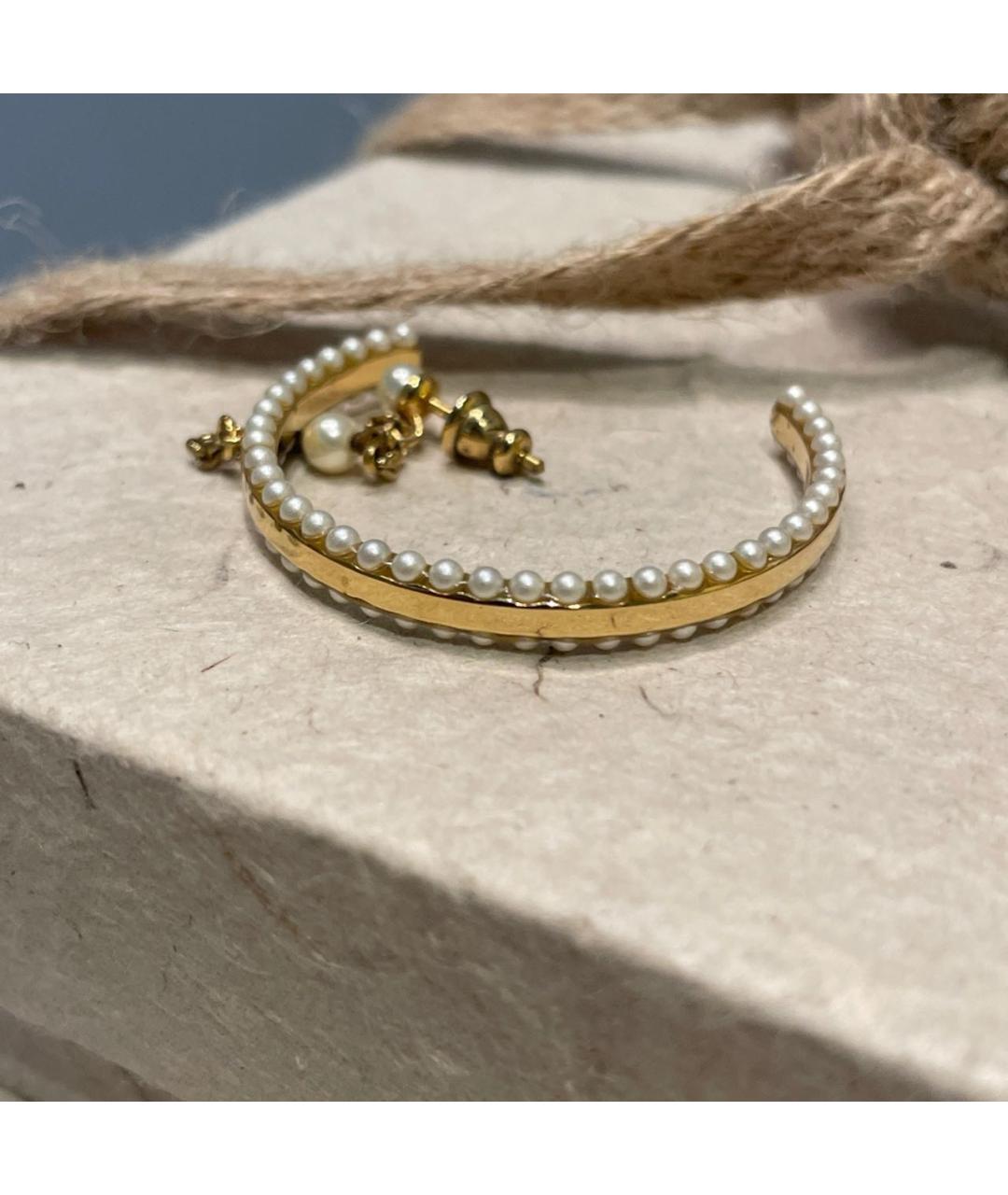 CHRISTIAN DIOR Золотые серьги, фото 4