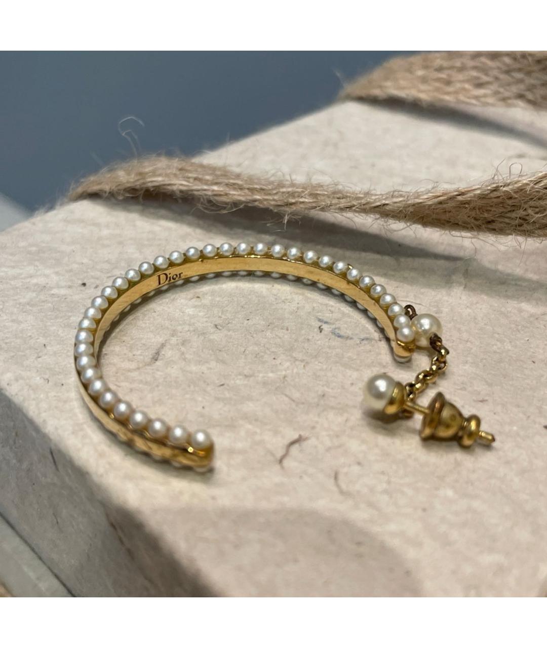 CHRISTIAN DIOR Золотые серьги, фото 3