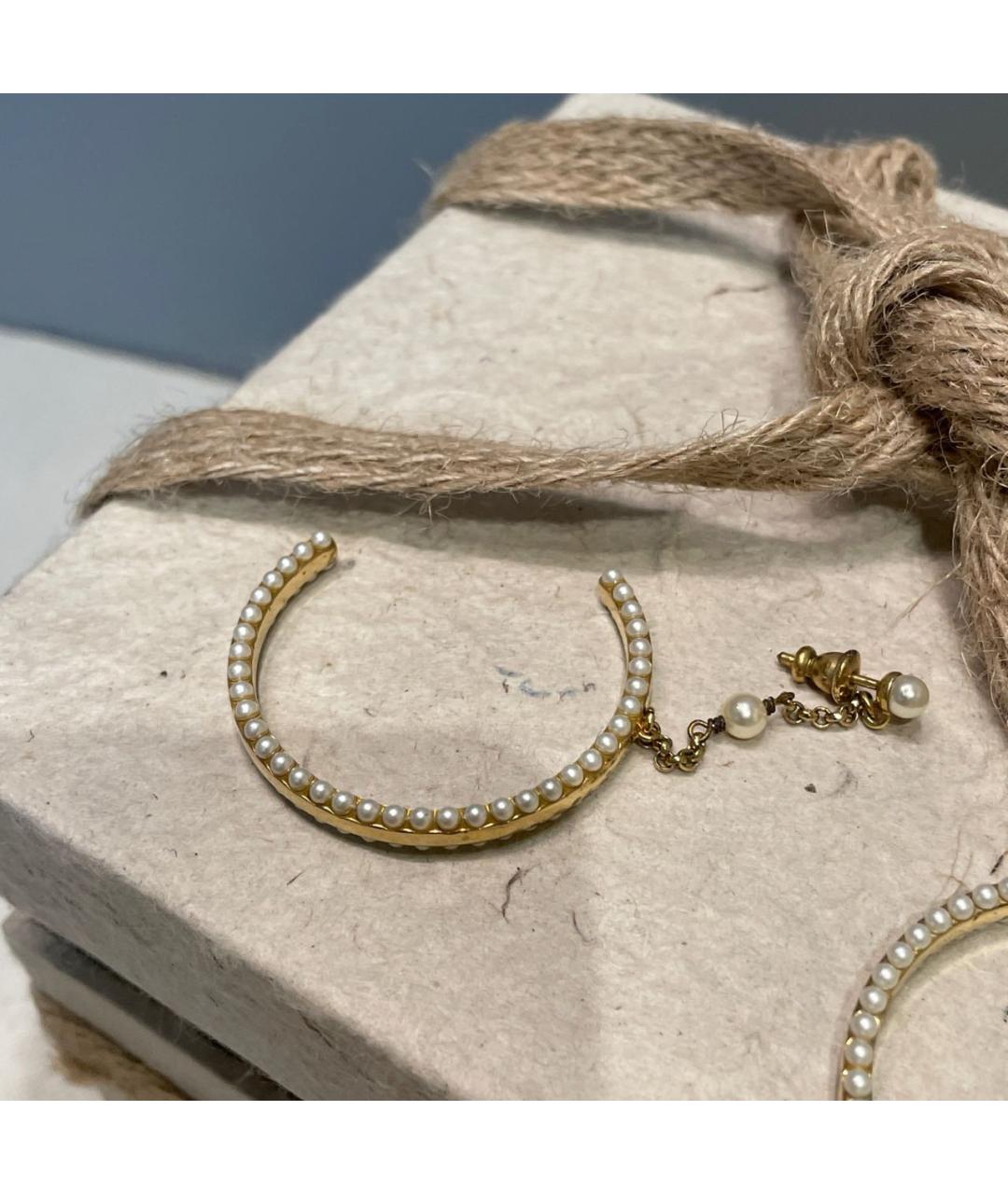 CHRISTIAN DIOR Золотые серьги, фото 7