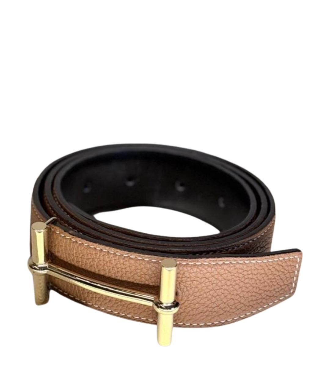HERMES Коричневый кожаный ремень, фото 1