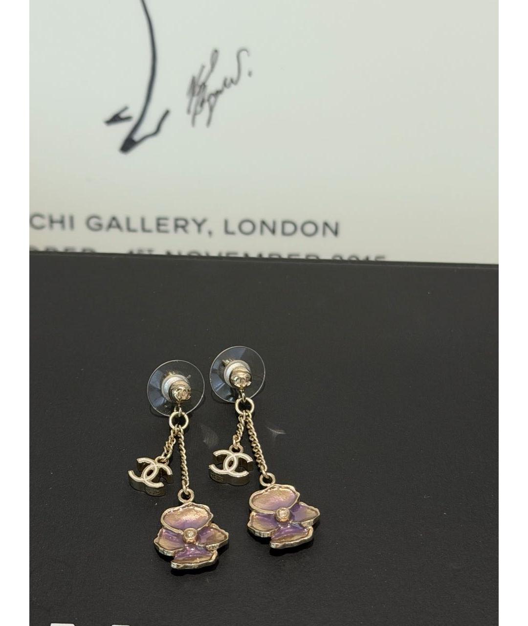 CHANEL Золотые серьги, фото 3