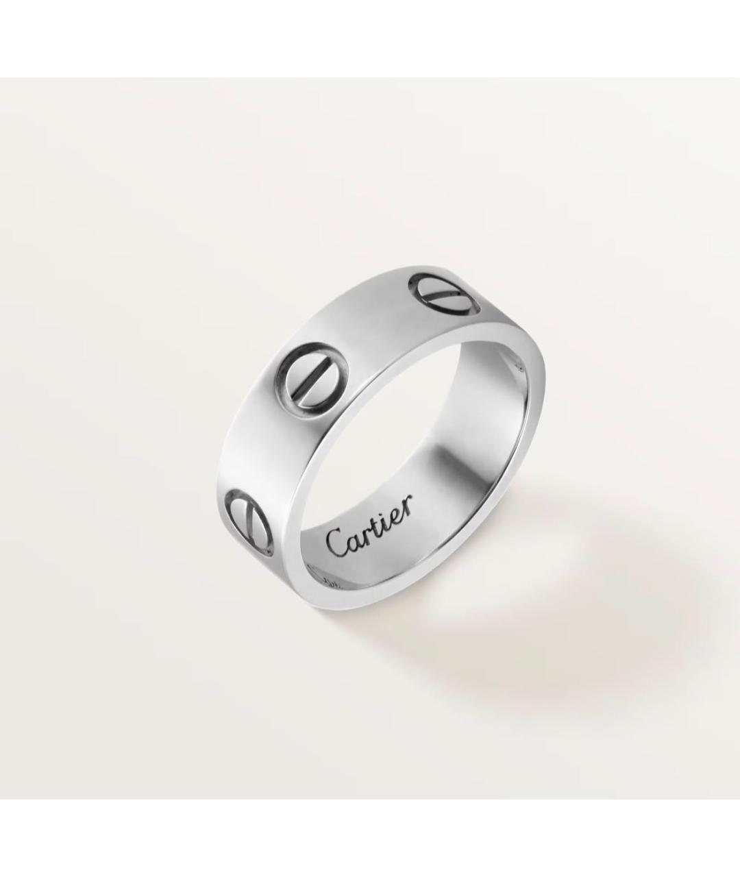 CARTIER Серебряное кольцо из белого золота, фото 2