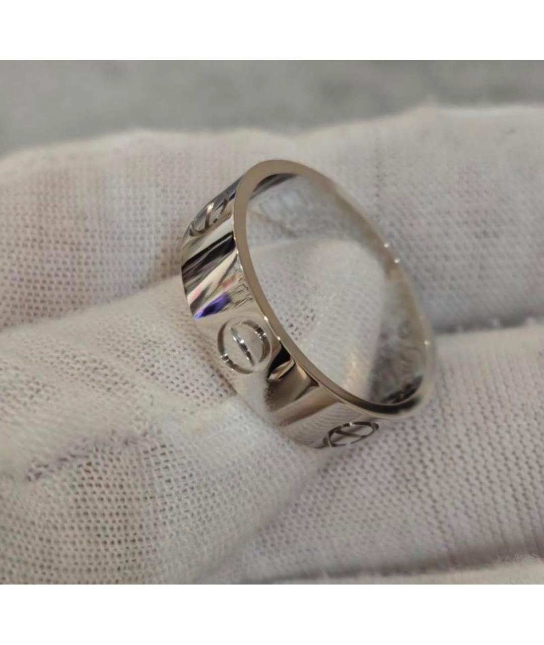 CARTIER Серебряное кольцо из белого золота, фото 3