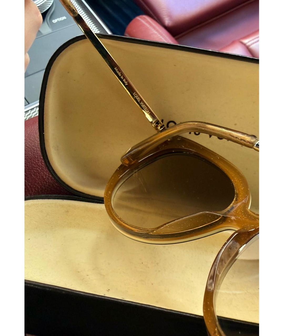 LOUIS VUITTON Пластиковые солнцезащитные очки, фото 8