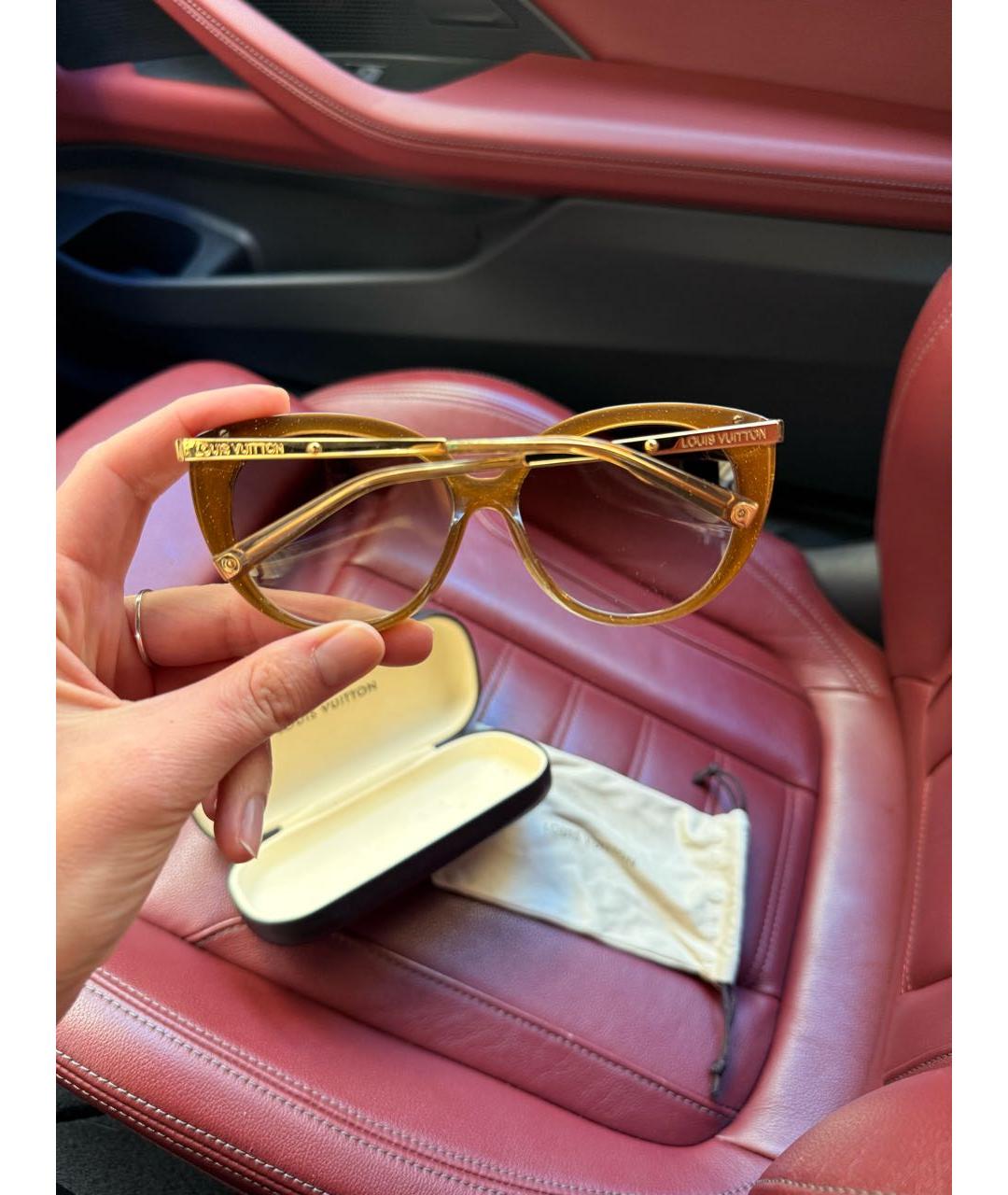 LOUIS VUITTON Пластиковые солнцезащитные очки, фото 5
