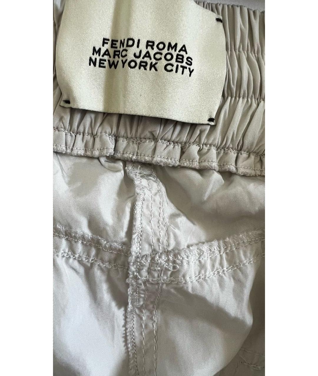 FENDI Белая юбка макси, фото 4