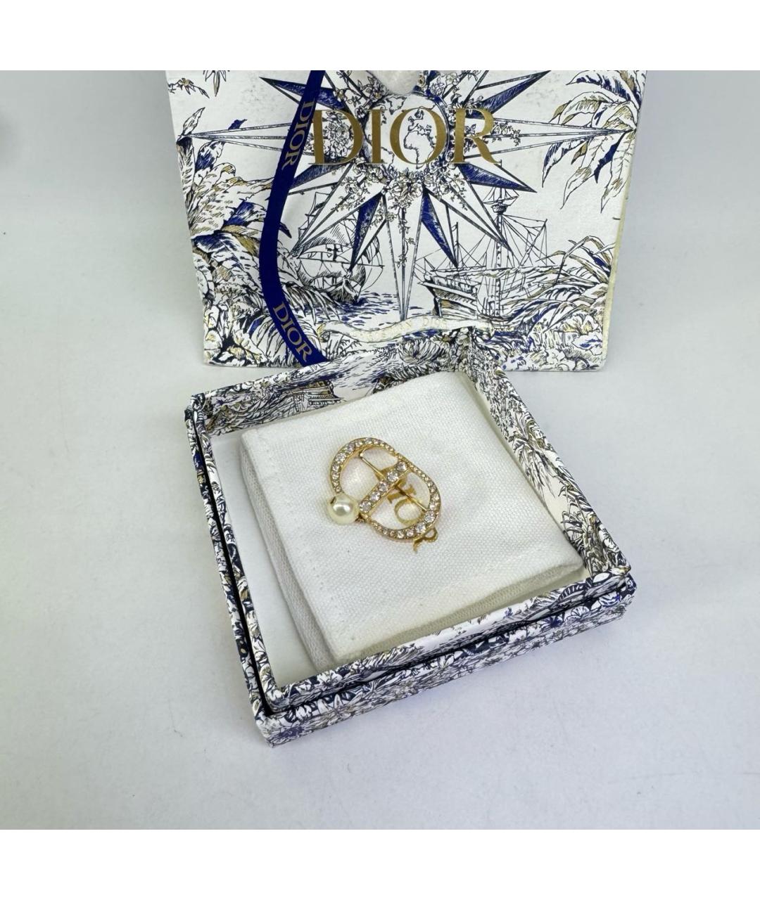 CHRISTIAN DIOR Золотая булавка / брошь, фото 4