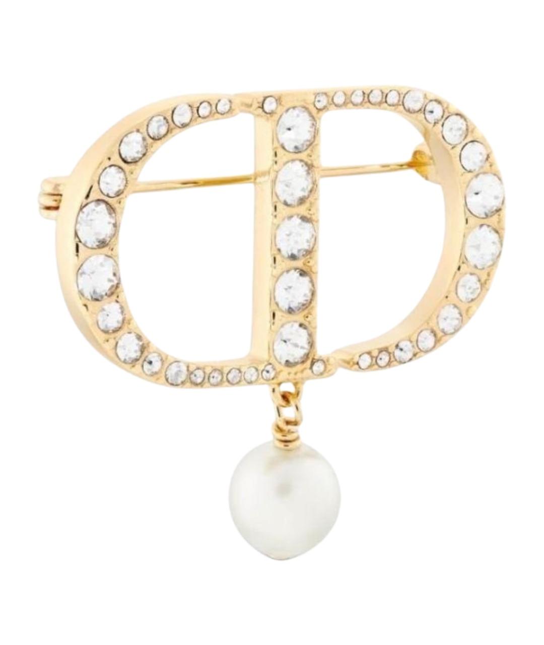 CHRISTIAN DIOR Золотая булавка / брошь, фото 1