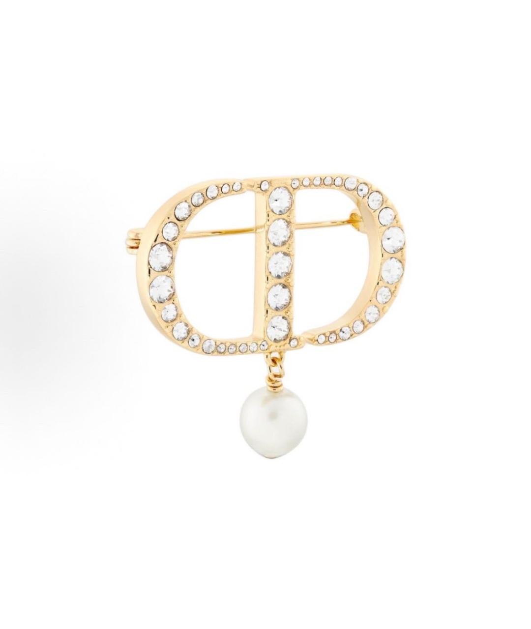 CHRISTIAN DIOR Золотая булавка / брошь, фото 7