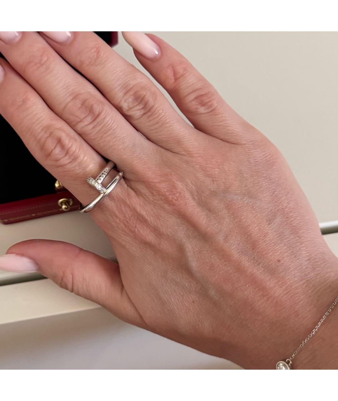 CARTIER Белое кольцо из белого золота, фото 6