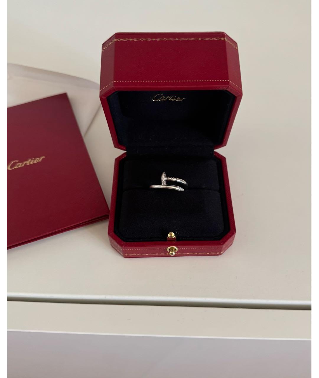 CARTIER Белое кольцо из белого золота, фото 9