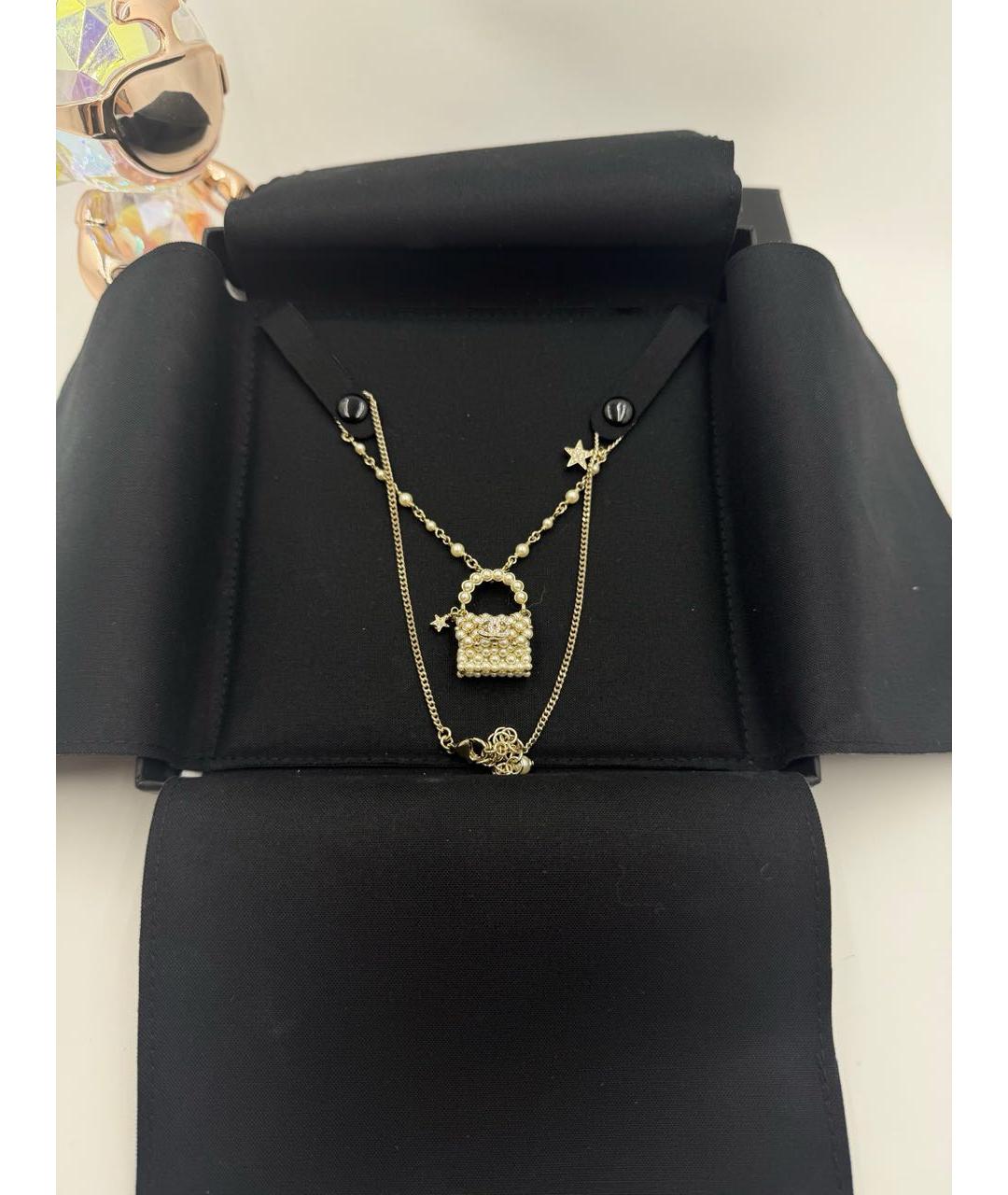 CHANEL Золотое колье, фото 5