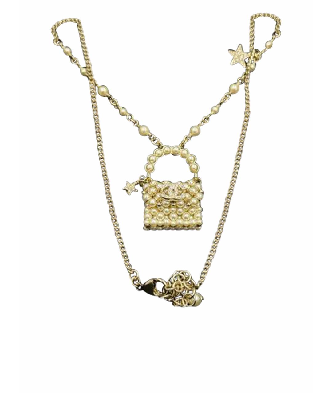 CHANEL Золотое колье, фото 1