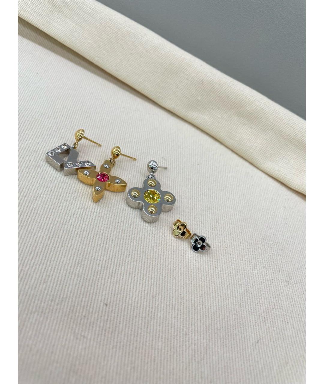 LOUIS VUITTON Золотые серьги, фото 4