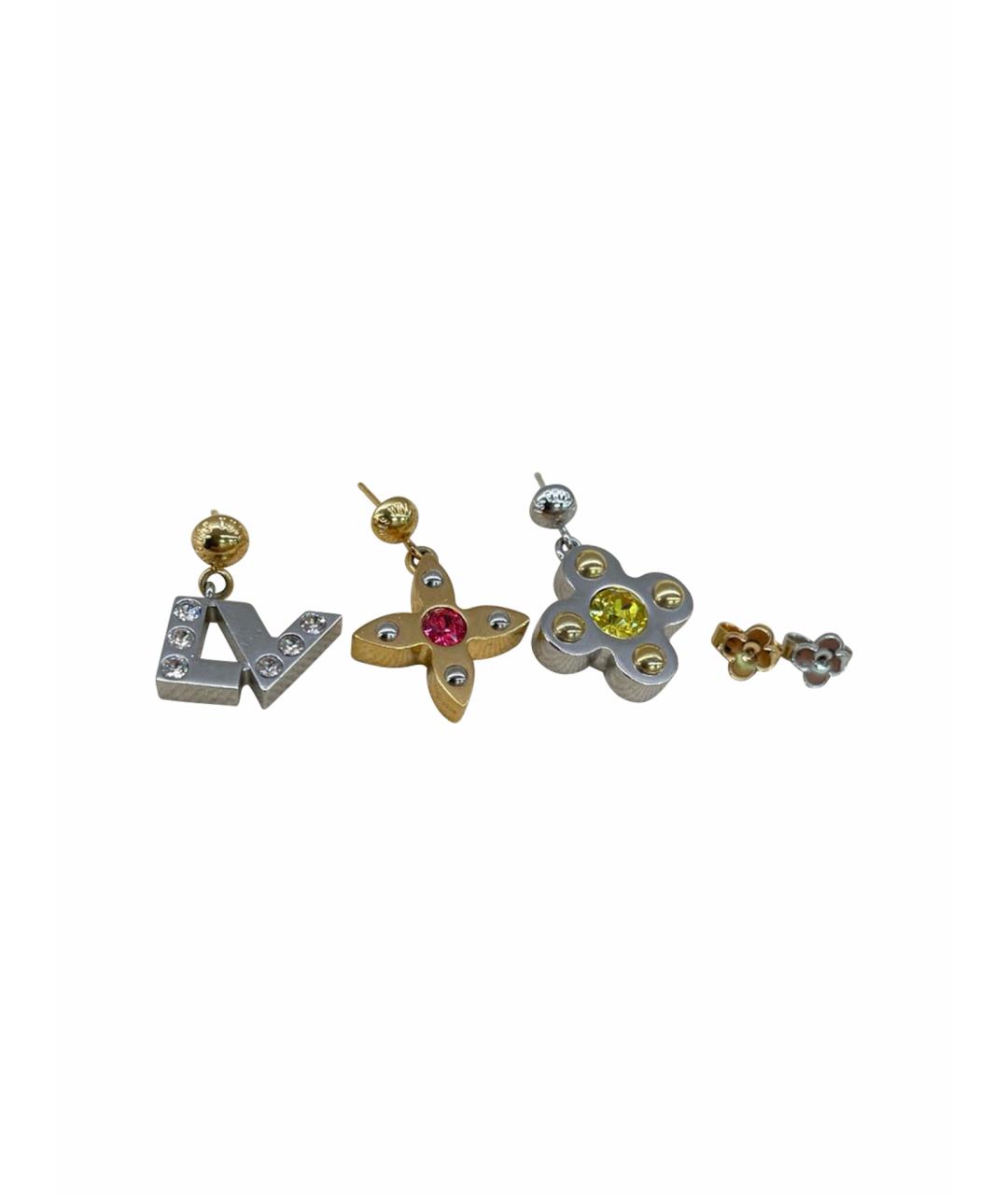 LOUIS VUITTON Золотые серьги, фото 1