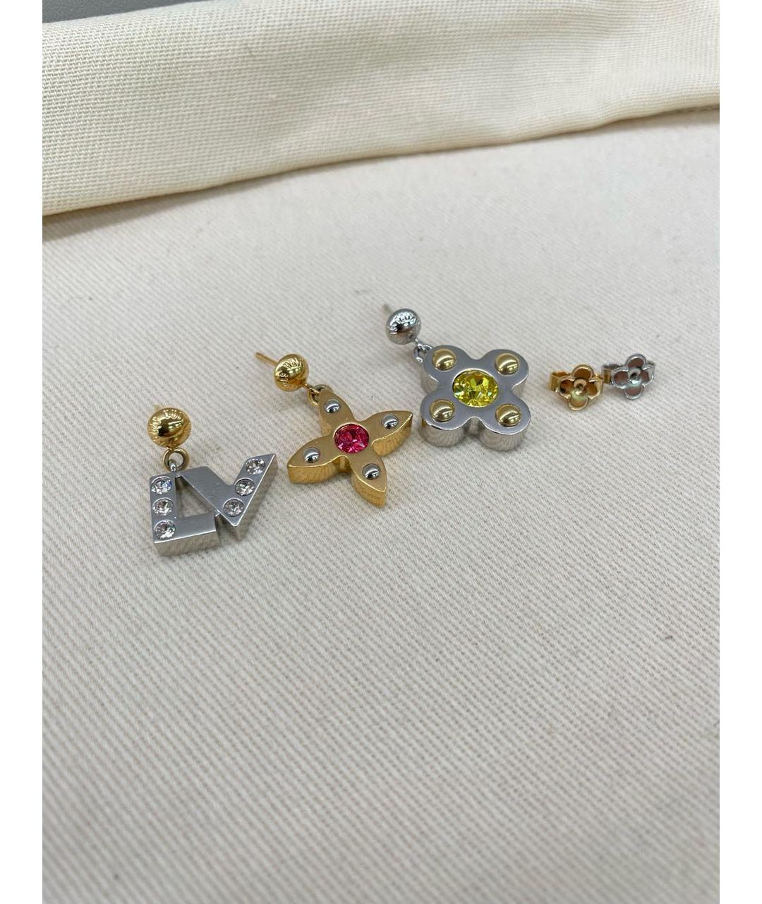 LOUIS VUITTON Золотые серьги, фото 7