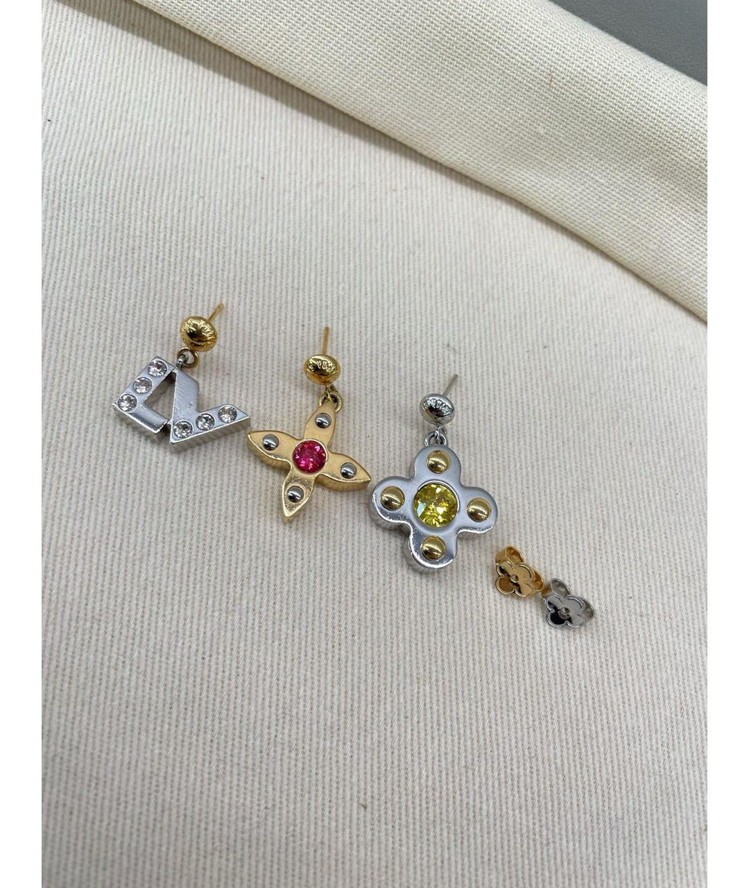 LOUIS VUITTON Золотые серьги, фото 2