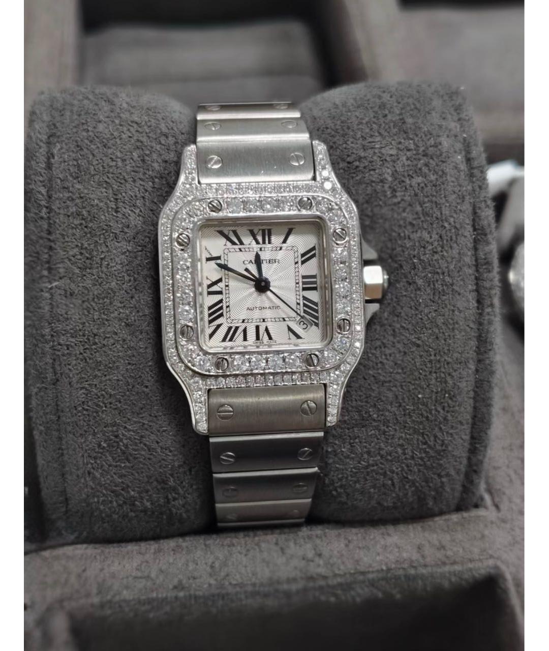 CARTIER Серебряные часы, фото 4