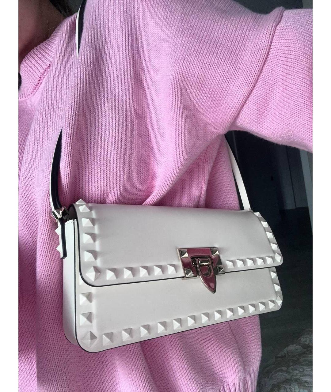 VALENTINO Белая сумка через плечо, фото 3