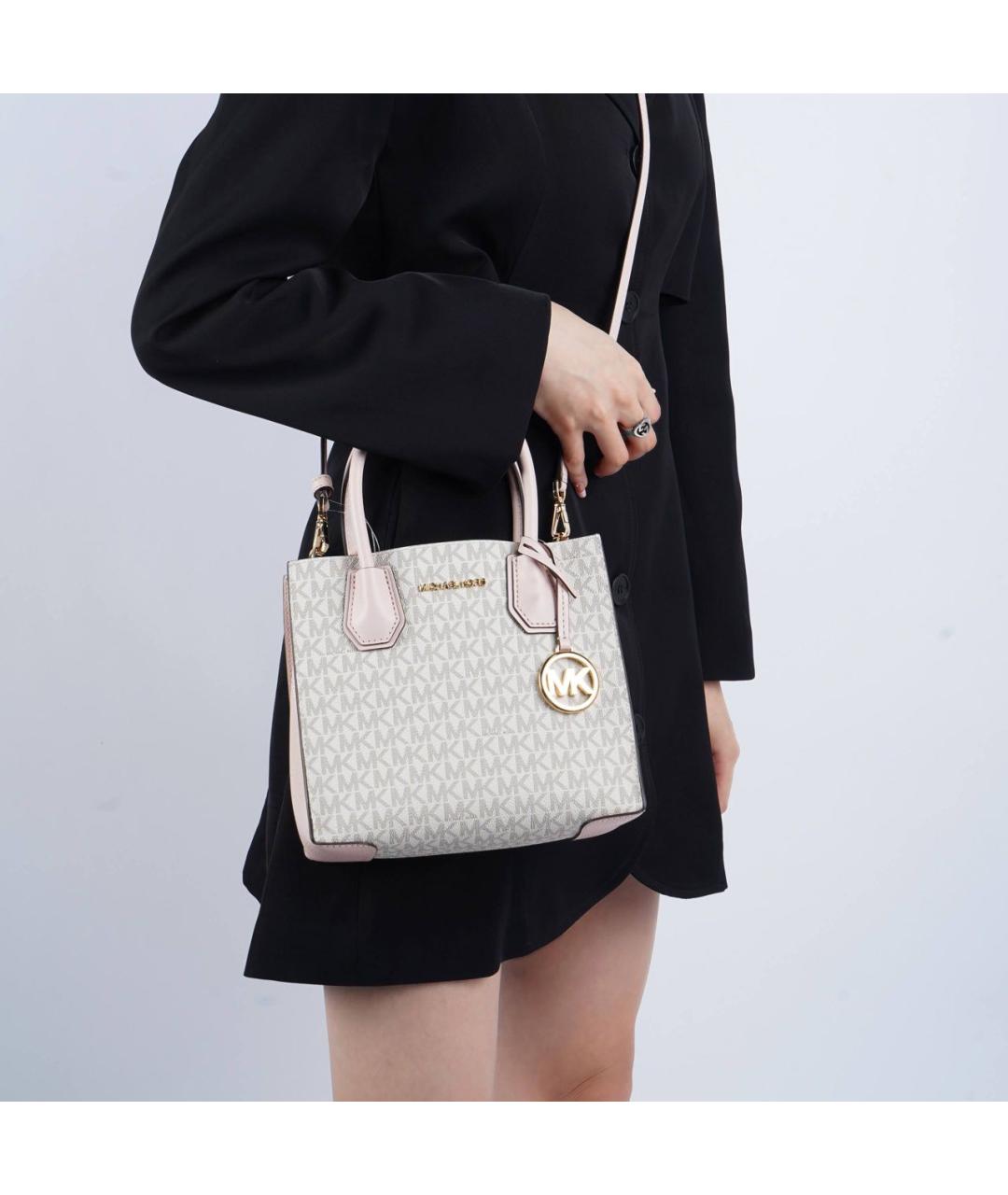 MICHAEL MICHAEL KORS Бежевая сумка с короткими ручками, фото 4