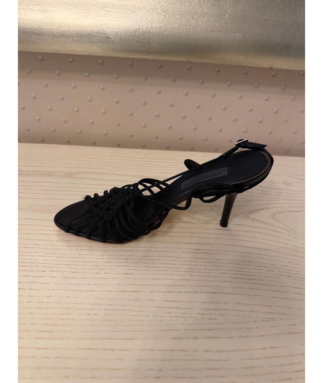 ALBERTA FERRETTI Черные босоножки, фото 8