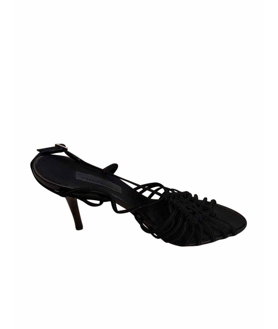 ALBERTA FERRETTI Черные босоножки, фото 1