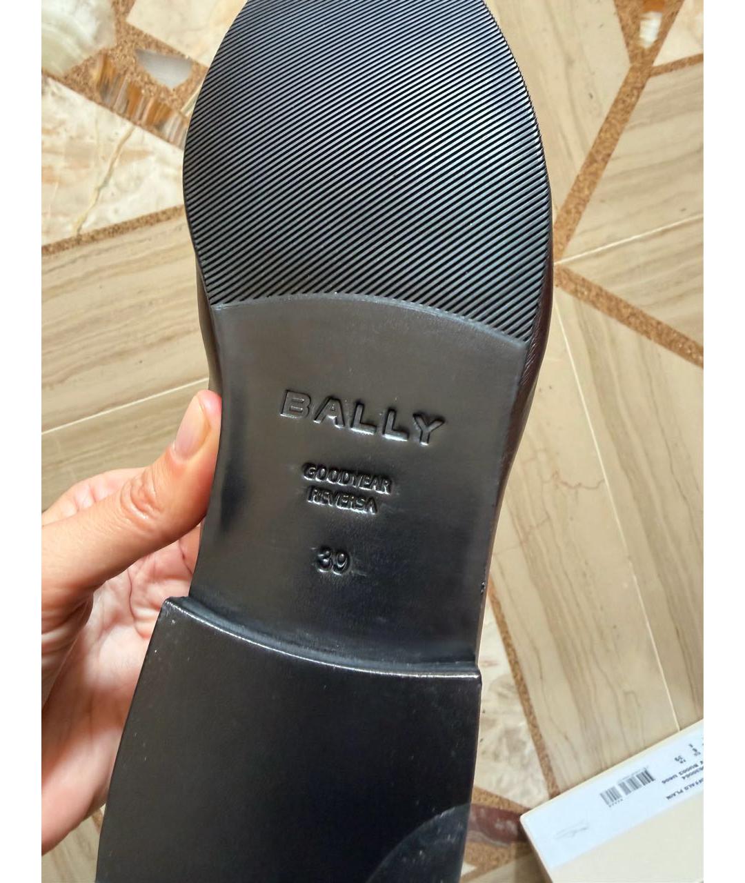 BALLY Коричневые кожаные лоферы, фото 5