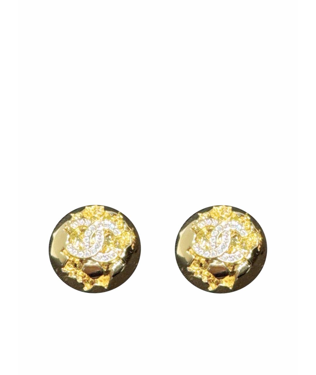 CHANEL Золотые серьги, фото 1