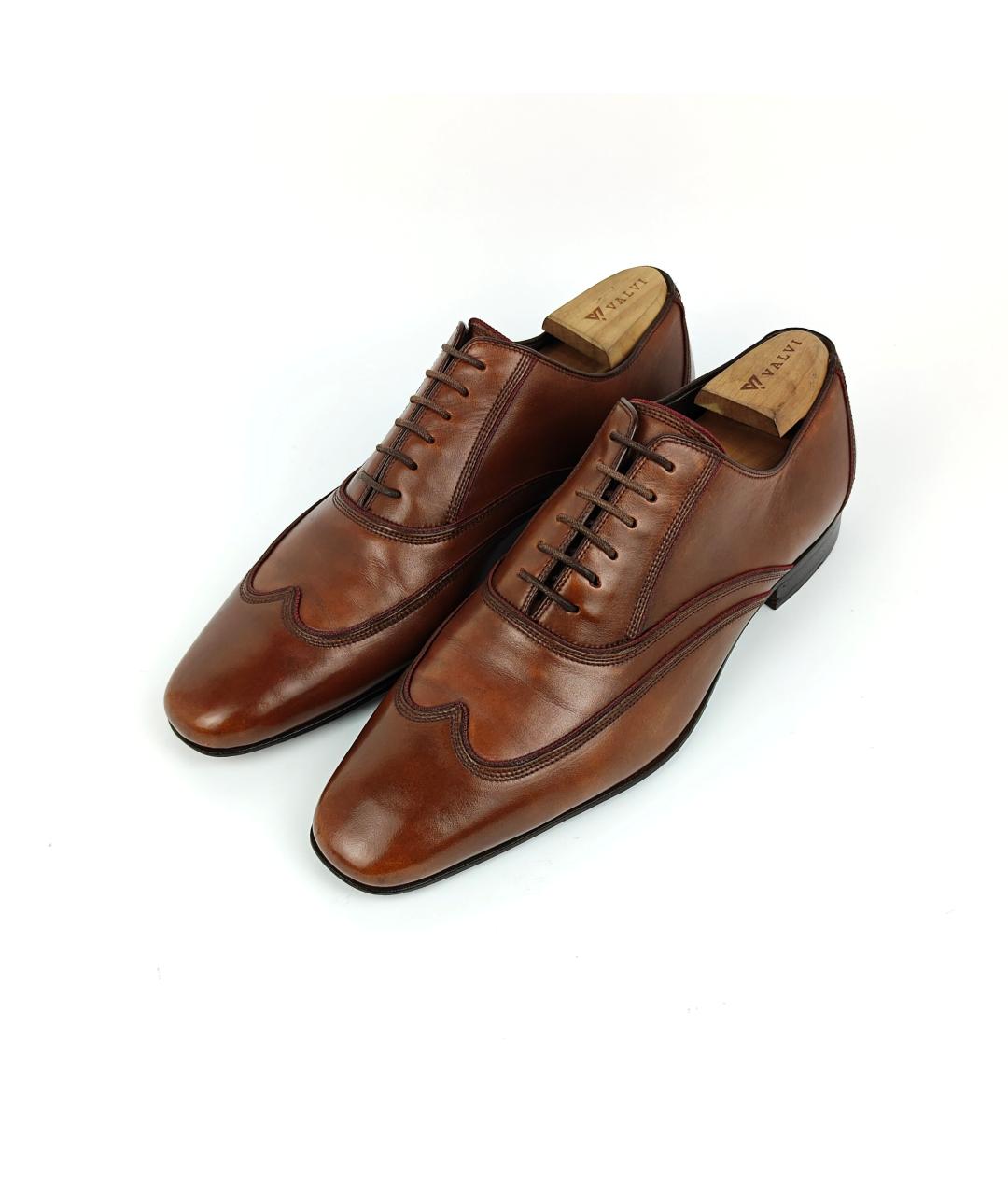 BALLY Коричневые кожаные туфли, фото 7