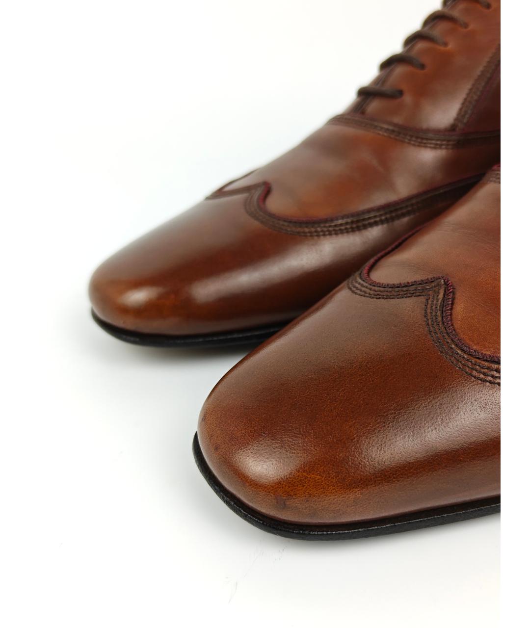 BALLY Коричневые кожаные туфли, фото 8