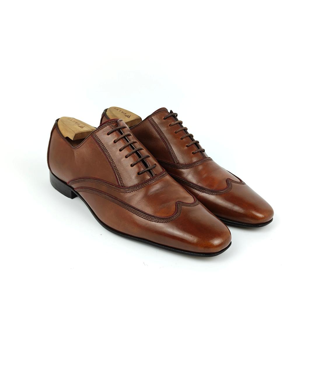 BALLY Коричневые кожаные туфли, фото 4