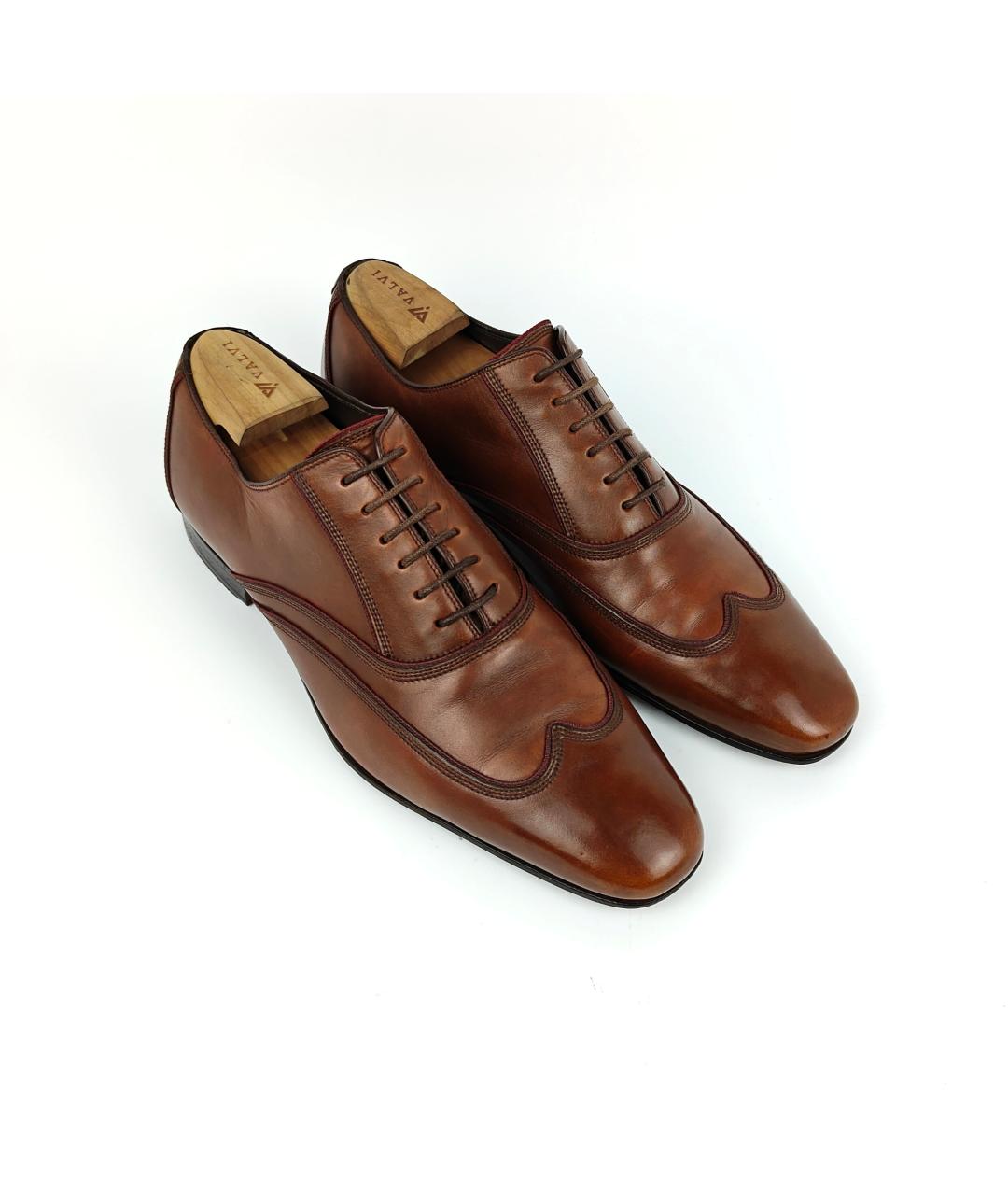 BALLY Коричневые кожаные туфли, фото 3