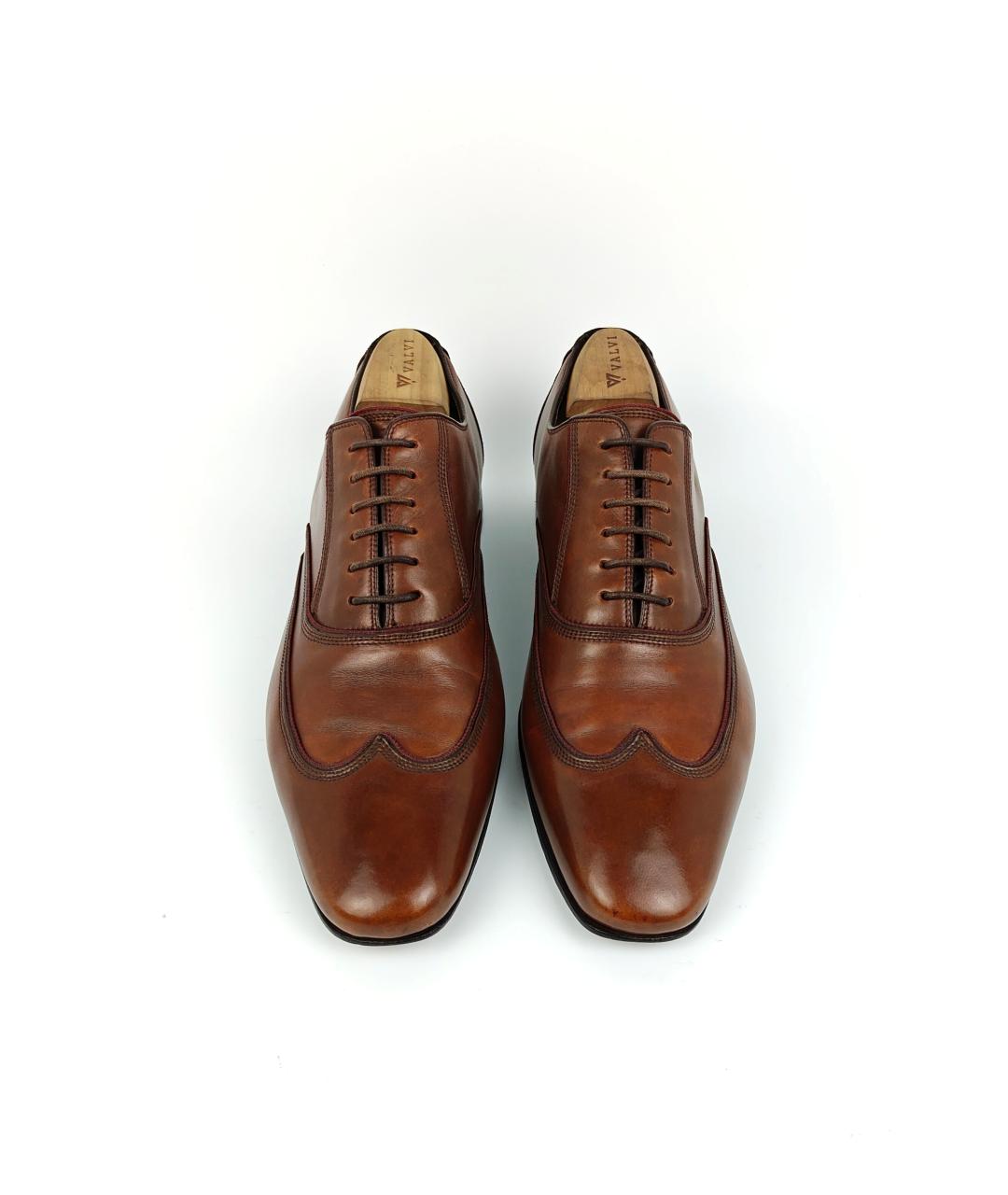 BALLY Коричневые кожаные туфли, фото 5