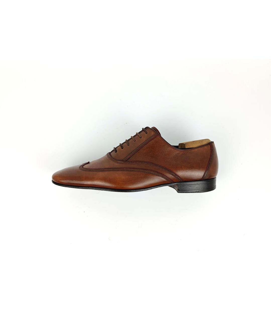 BALLY Коричневые кожаные туфли, фото 2