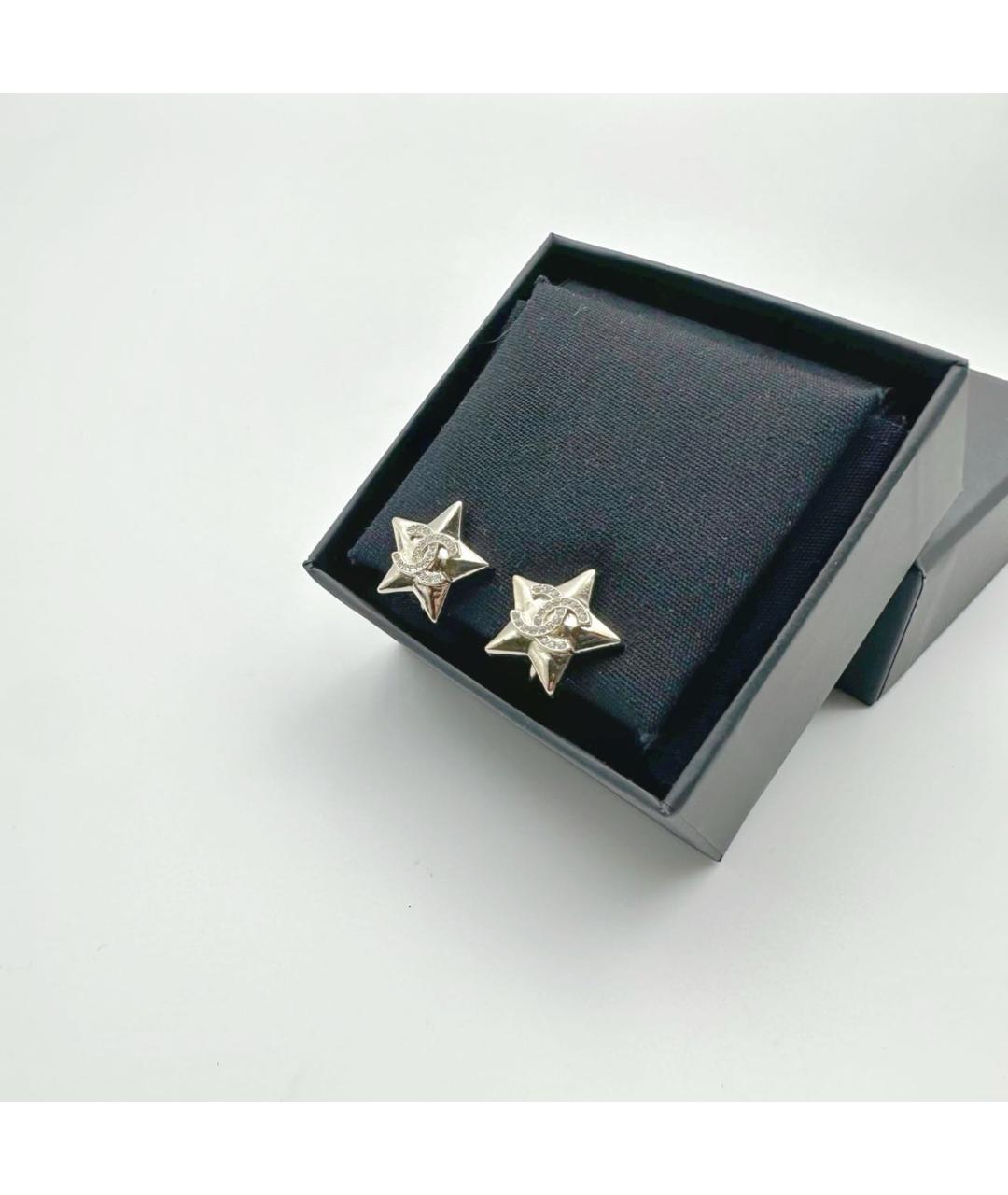 CHANEL Серебряные серьги, фото 4