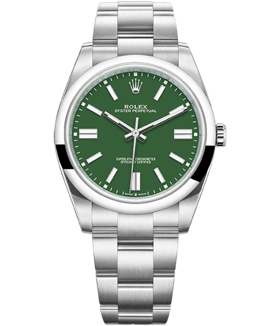 ROLEX Зеленые часы, фото 1