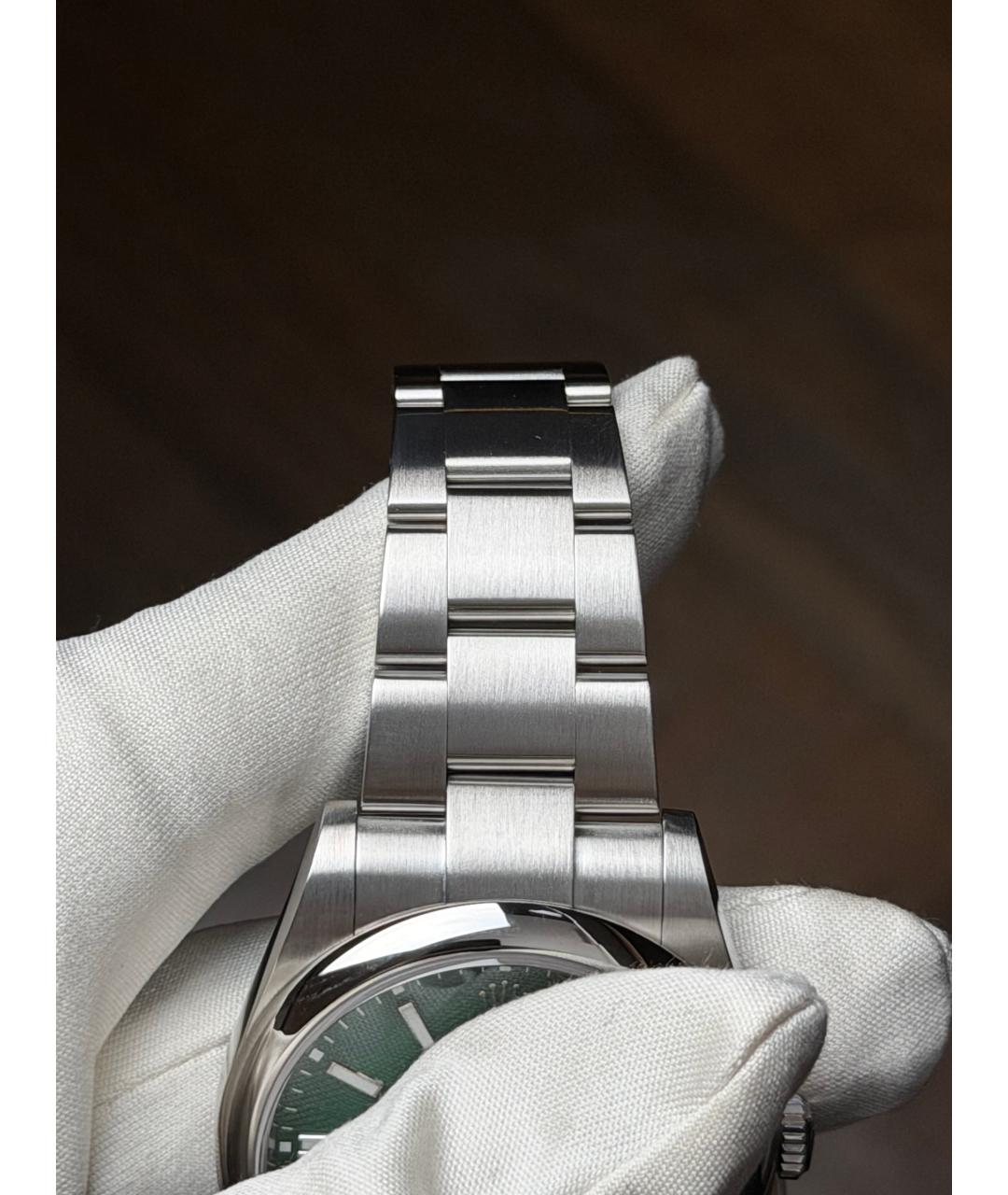 ROLEX Зеленые часы, фото 7