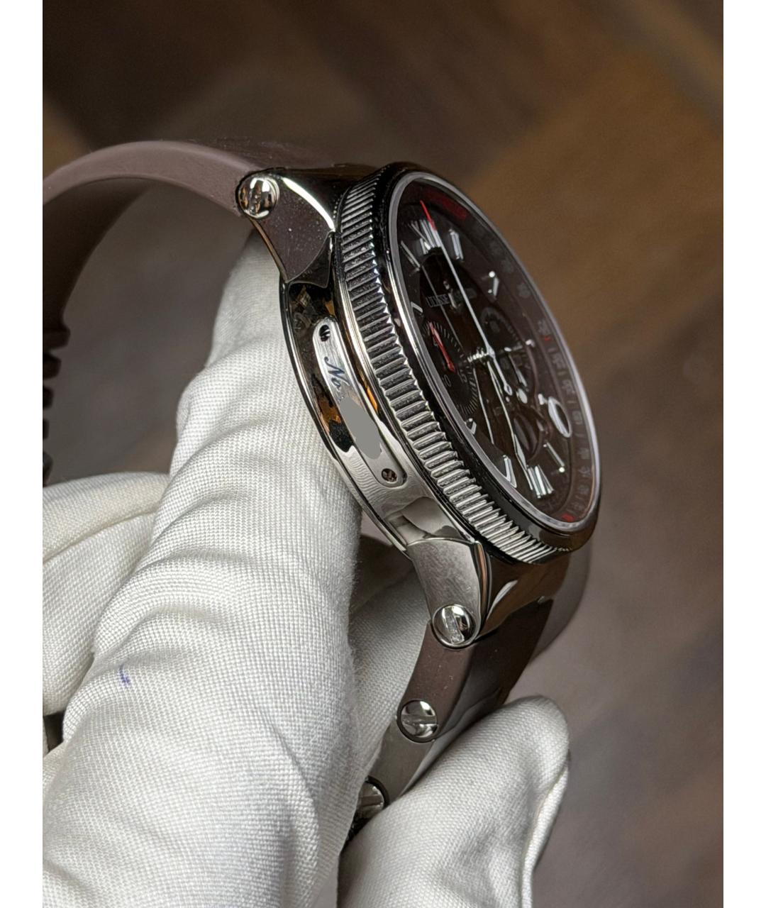Ulysse Nardin Коричневые часы, фото 4