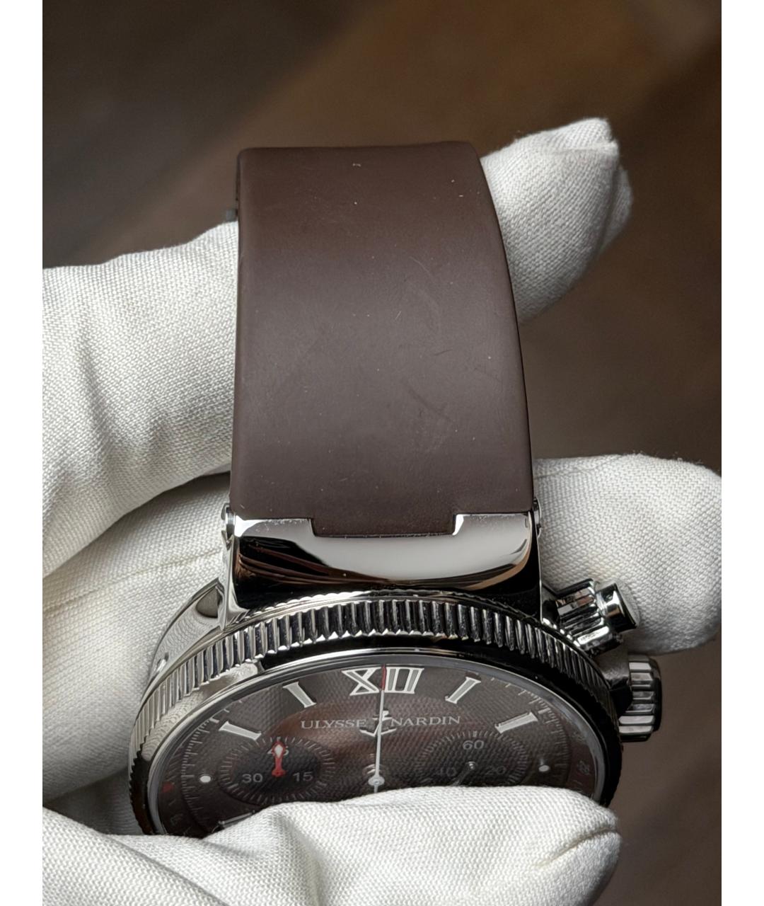 Ulysse Nardin Коричневые часы, фото 7