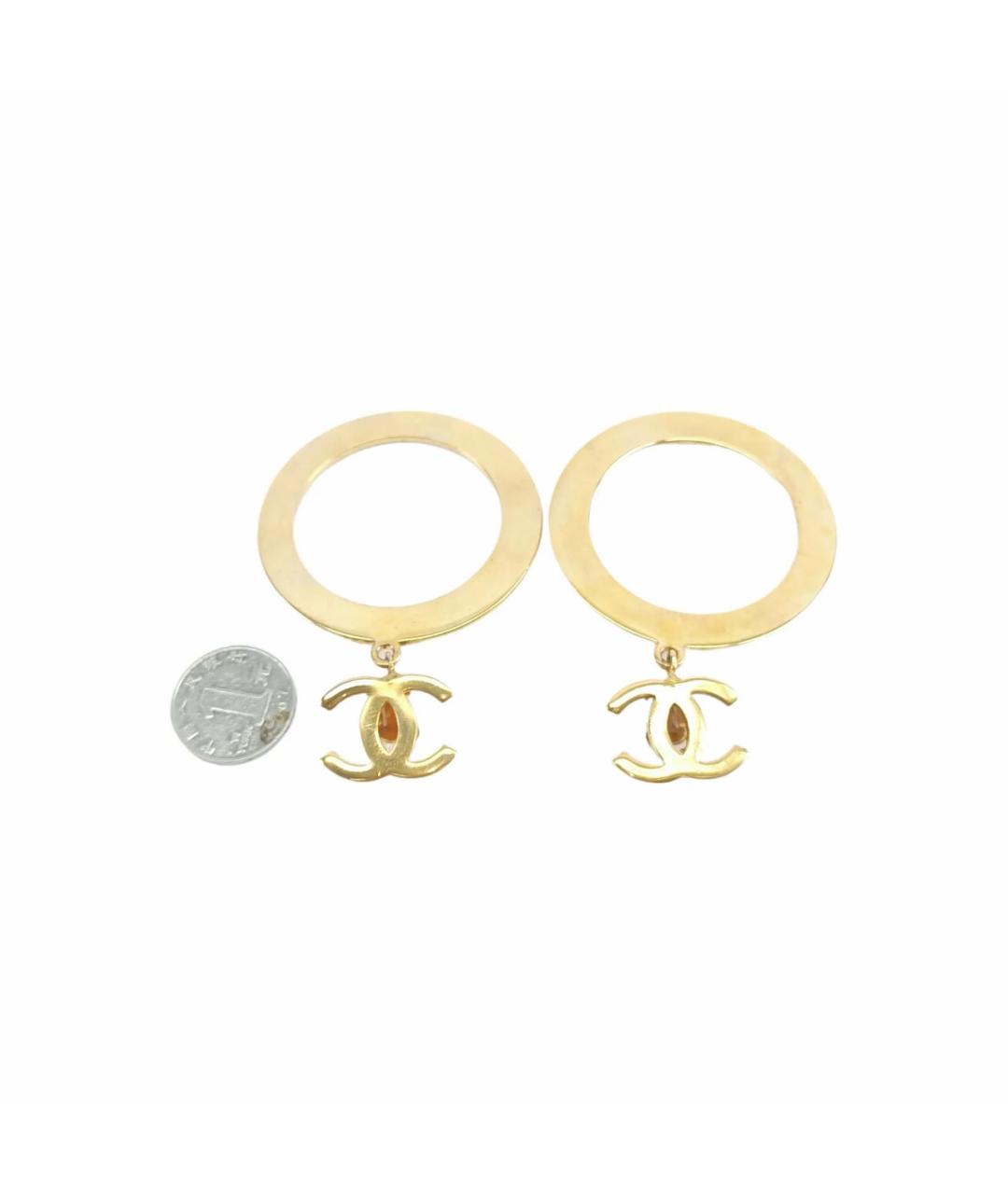 CHANEL Золотые серьги, фото 3