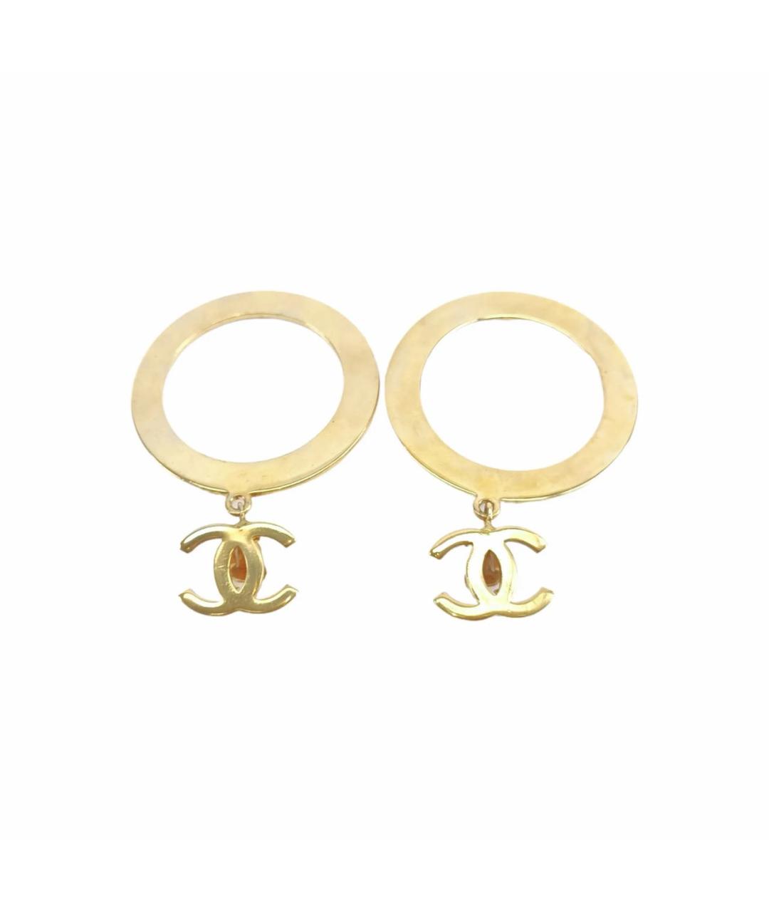 CHANEL Золотые серьги, фото 4