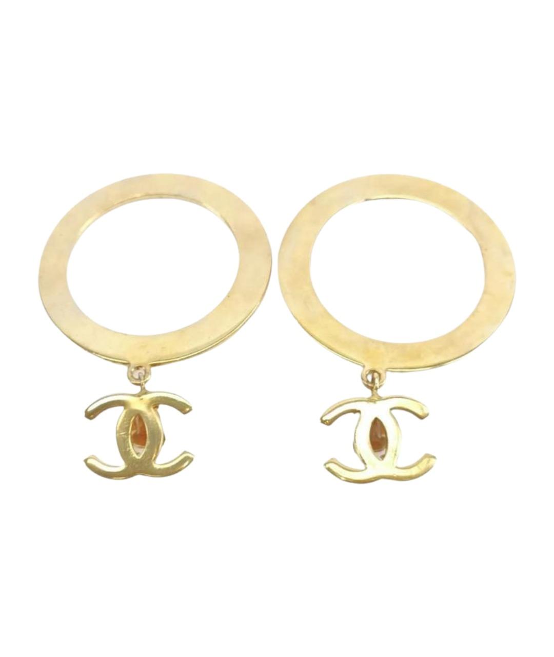 CHANEL Золотые серьги, фото 1