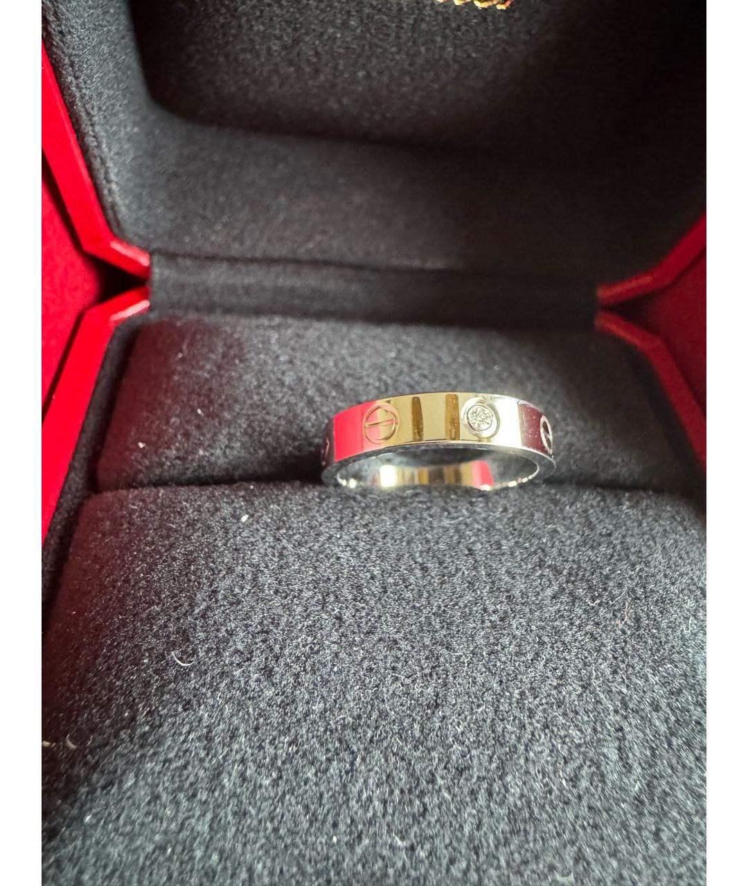 CARTIER Серебряное кольцо из белого золота, фото 3