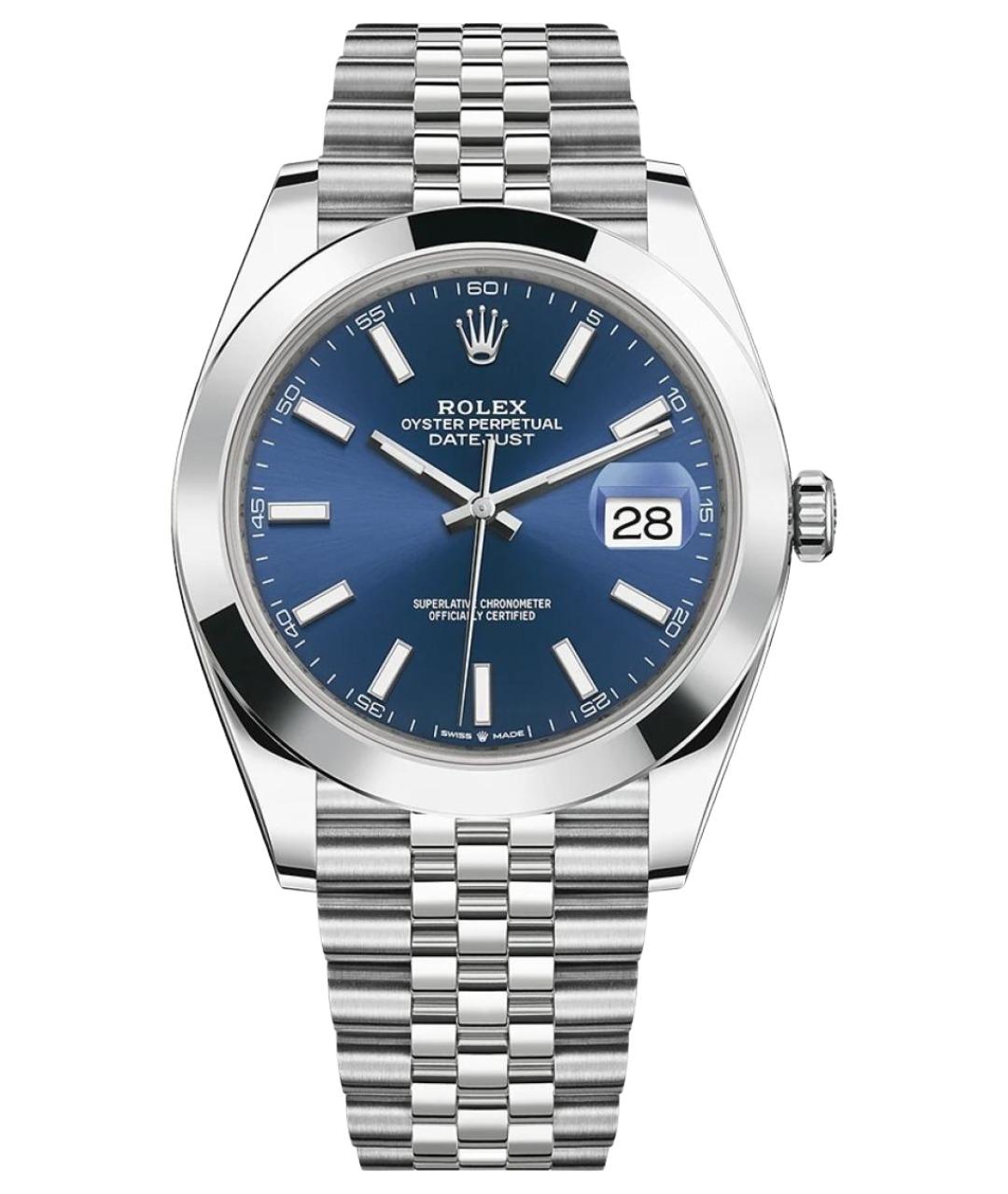 ROLEX Темно-синие часы, фото 1