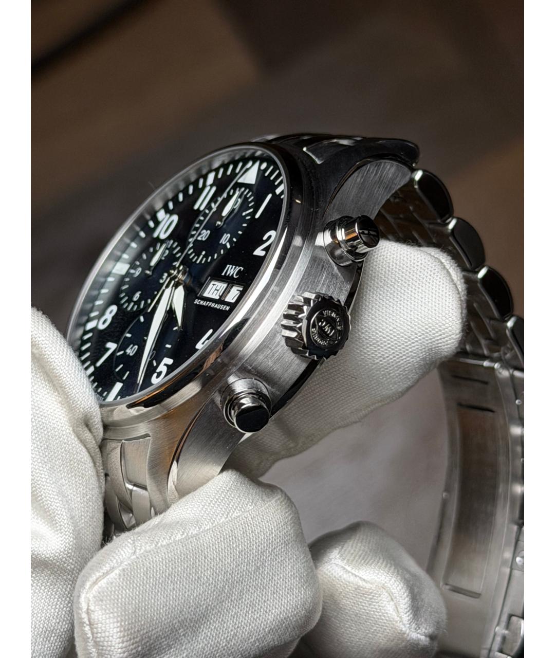 IWC Темно-синие часы, фото 4