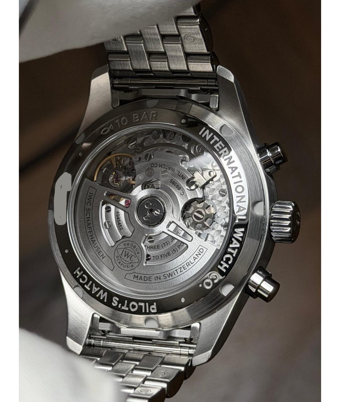IWC Темно-синие часы, фото 8