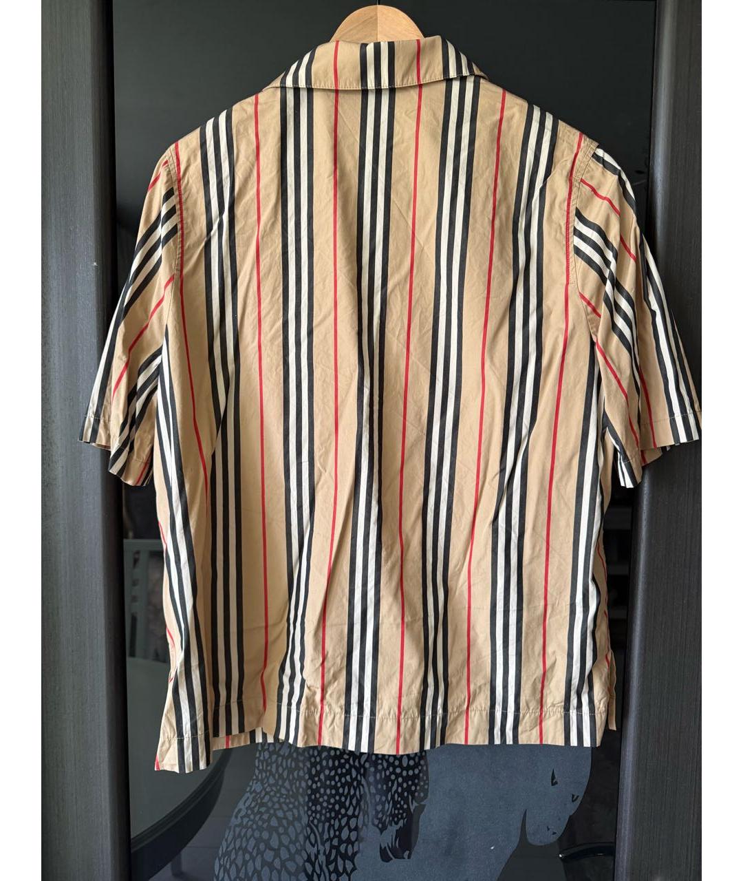 BURBERRY Коричневый хлопковый костюм с брюками, фото 3